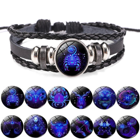 Unisex  Zodiac Luminous Bracelets/ Pulseras luminosas del zodiaco